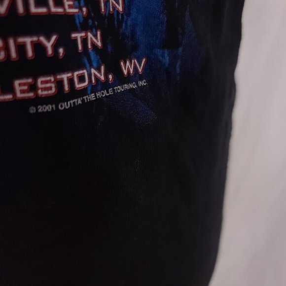 Vtg Lynyrd Skynyrd Medium 2001 Back To The Swamp Tour Concert Rock Eagle T-Shirt - Picture 11 of 13